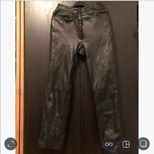 Leather pants